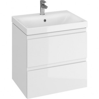 Тумба CERSANIT под раковину подвесная MODUO 80 для MODUO SLIM 80 узкая белый