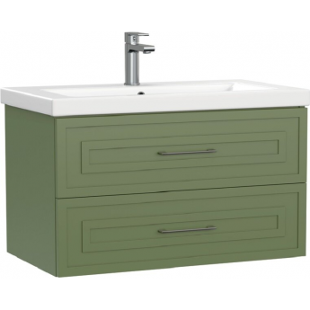 Тумба под раковину CERSANIT CLASSIC 69092, 80 см, подвесная, зеленая матовая