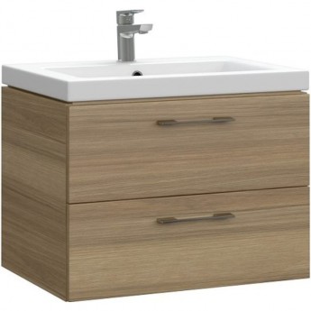 Тумба под раковину подвесная CERSANIT LARA 60 орех