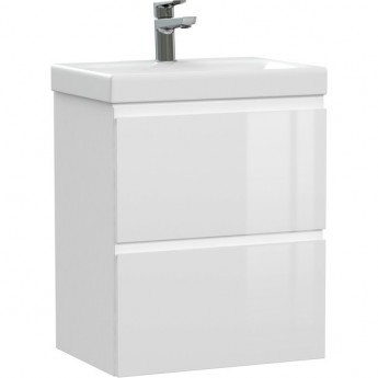 Тумба под раковину подвесная CERSANIT MODUO 50 для MODUO SLIM 50 узкая белый Тумба под раковину подвесная CERSANIT MODUO 50 для MODUO SLIM 50 узкая белый
