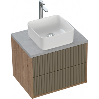 Тумба подвесная CERSANIT CLASSIC RIBBLE 60 коричневый