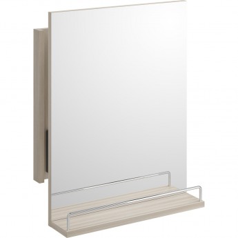 Зеркало CERSANIT с полкой SMART 50 с механизмом без подсветки прямоугольное универсальная ясень Зеркало CERSANIT с полкой SMART 50 с механизмом без подсветки прямоугольное универсальная ясень